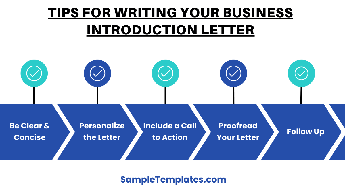 tips for writing your business introduction letter