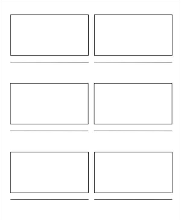 FREE 8+ Sample Video Storyboard Templates in PDF | MS Word