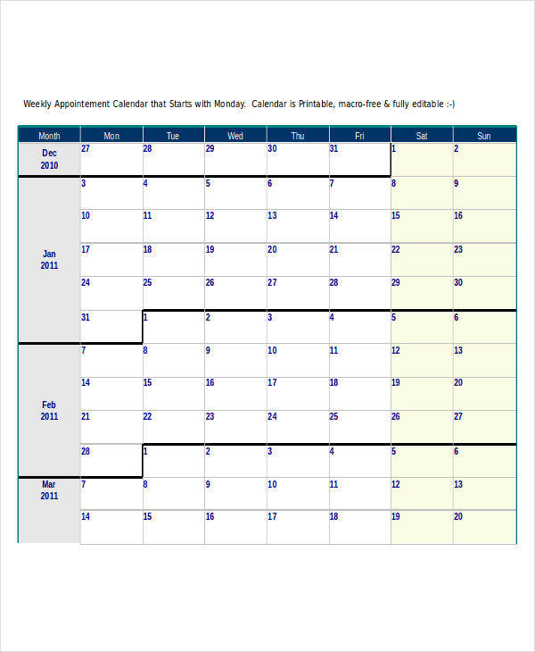 weekly appointment calendar3