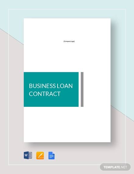 business loan contract