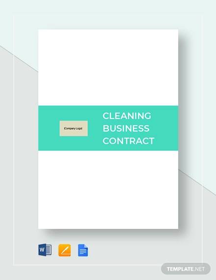 cleaning business contract1