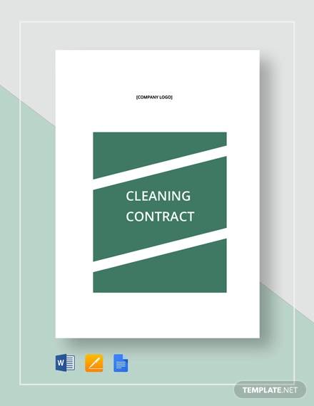 cleaning contract1
