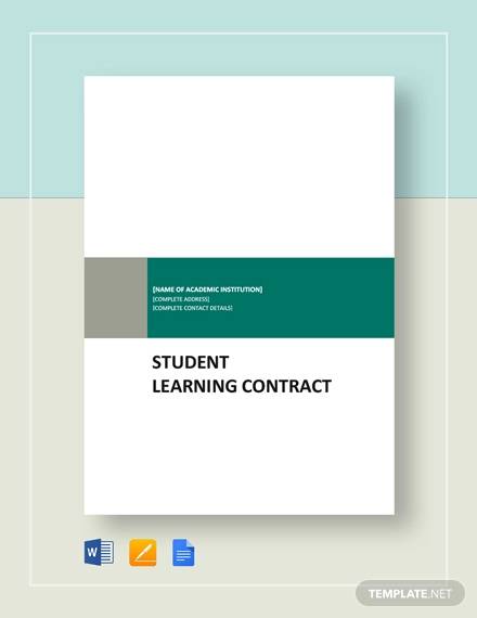 student learning contract2