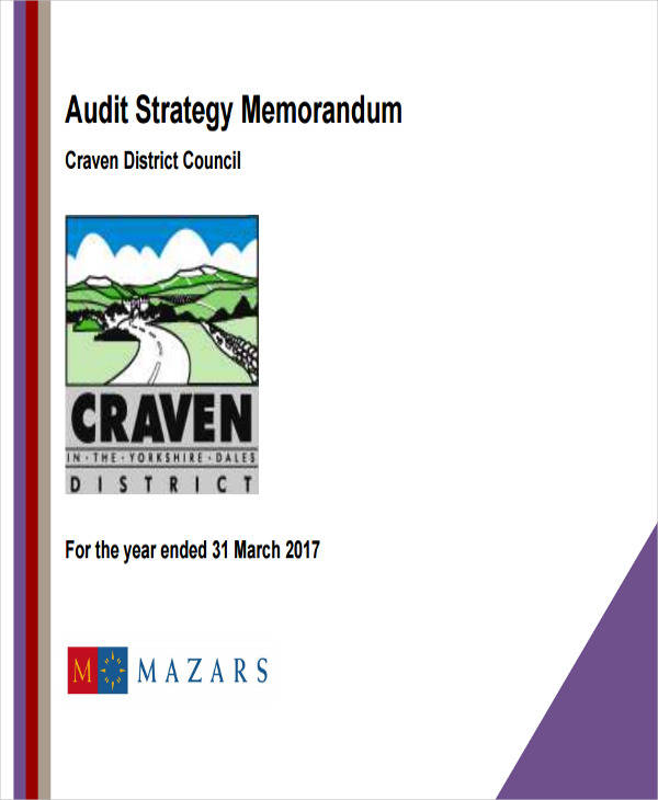 audit strategy memorandum