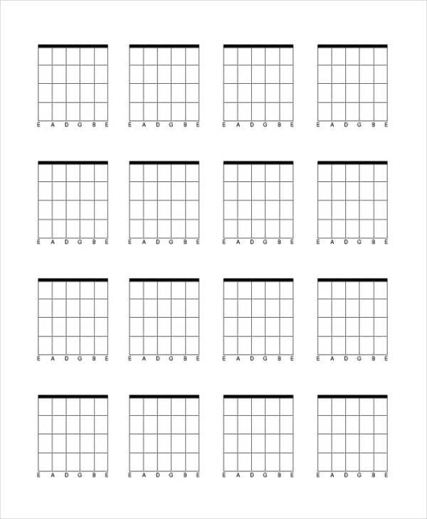 blank chord chart