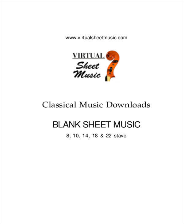 blank music sheet