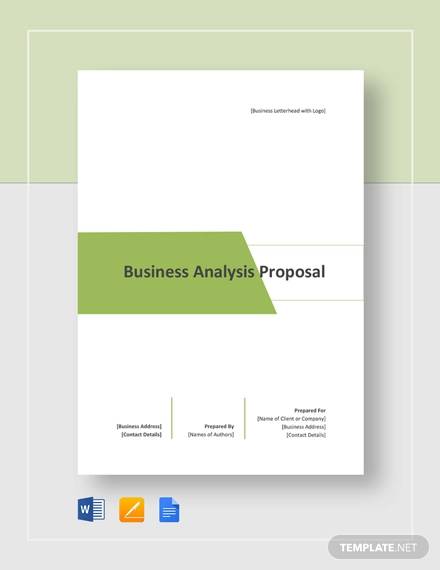 business analysis proposal