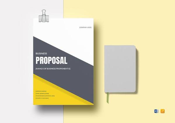 business proposal word template