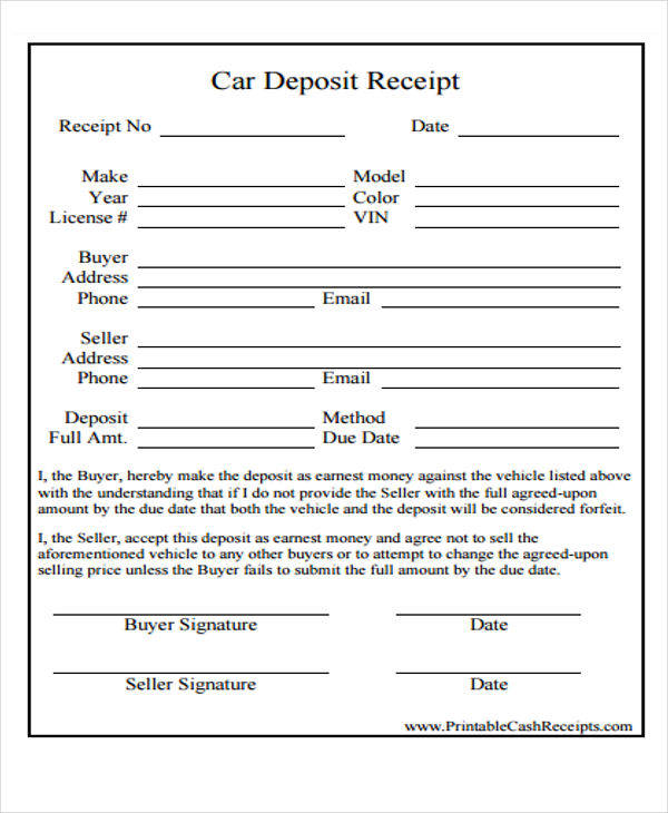 free-car-vehicle-downpayment-receipt-template-word-excellent-free