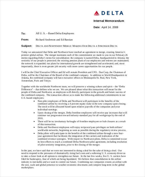 Free 11 Internal Memo Templates In Ms Word Pdf Google Docs