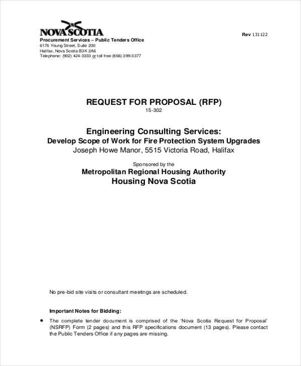 consultancy services proposal