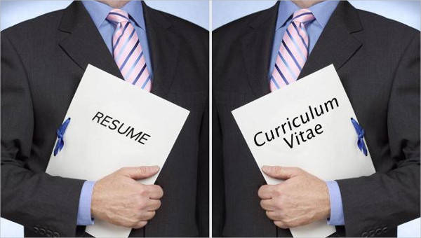 curriculum vitae cv vs resume