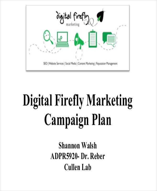 digital marketing campaign plan