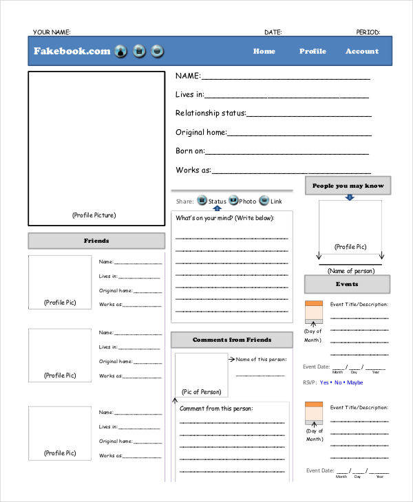 FREE 9 Character Analysis Templates In MS Word PDF