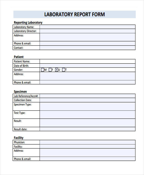 FREE 12+ Lab Reports in PDF | Google Docs | MS Word | Apple Pages