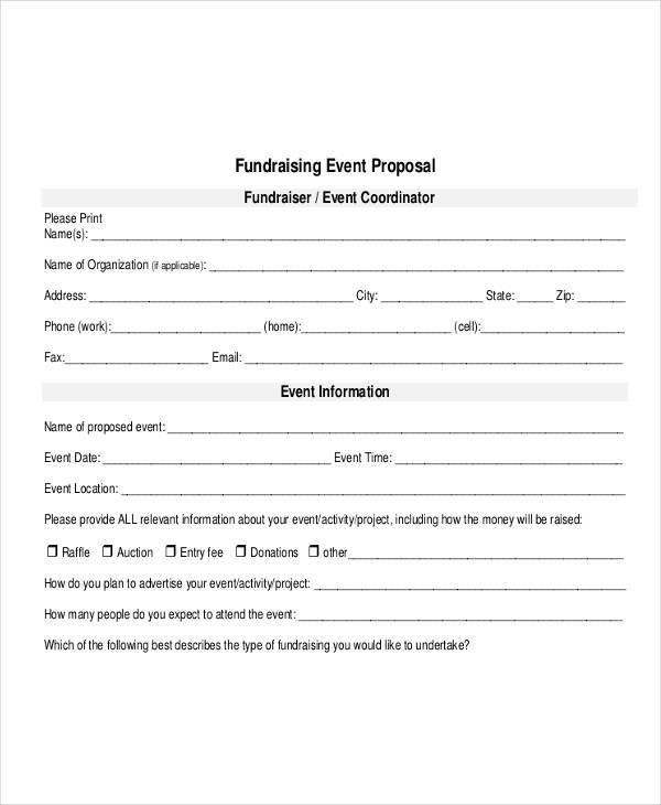fundraising event proposal1
