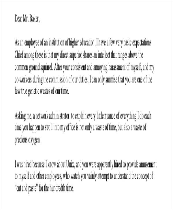 Free 6 Sample Funny Resignation Letter Templates In Pdf Ms Word