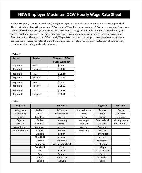 Hourly Time Sheet Template DocTemplates