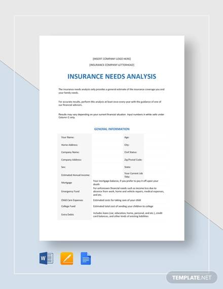 insurance needs analysis1