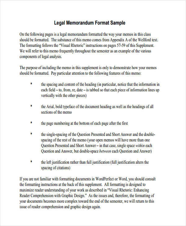 of a pdf structure memorandum Free 12  Memo Internal Templates  Sample,  Format Example,