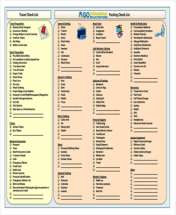 free 43 list templates in pdf