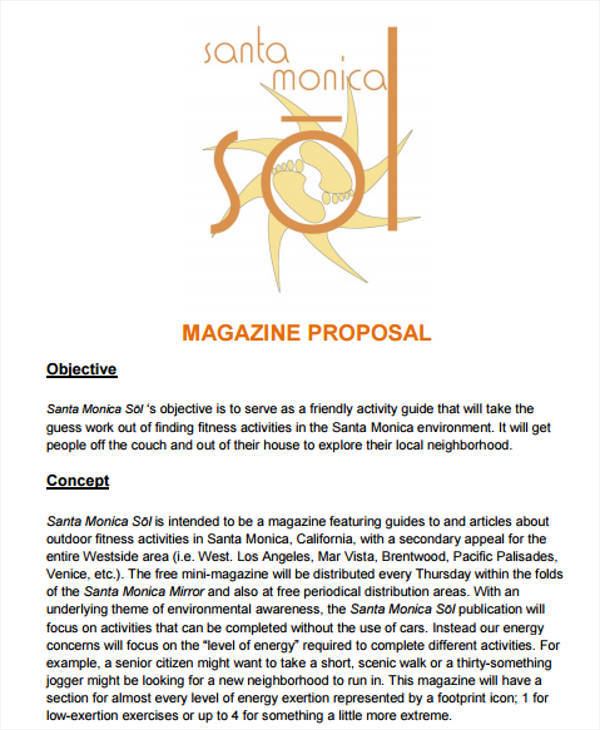 magazine advertising proposal