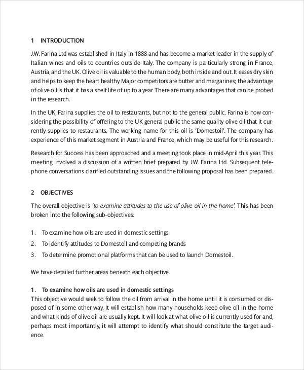 marketing research proposal1