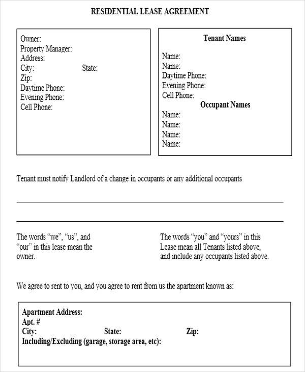 free 36 lease agreement forms in pdf ms word