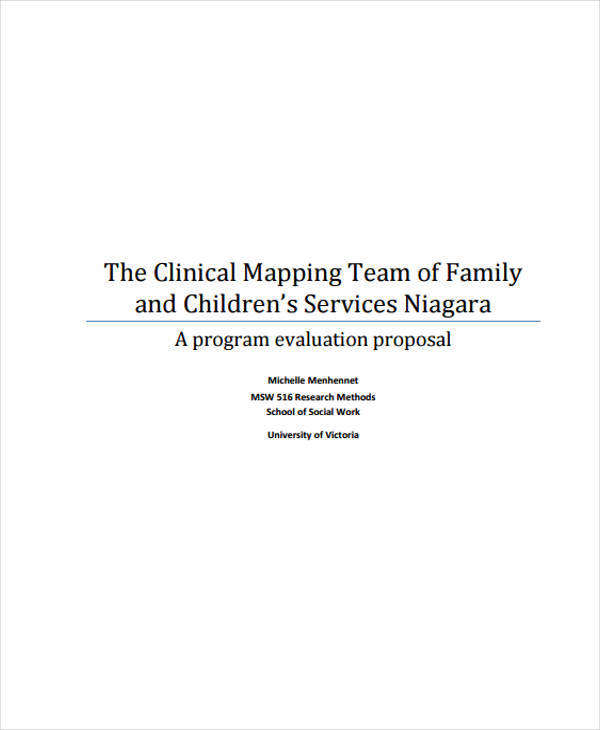 program evaluation proposal