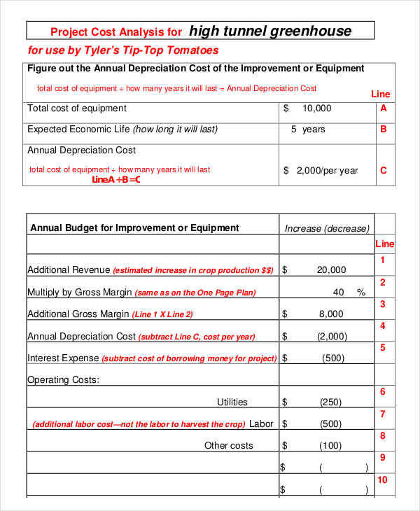 FREE 8 Project Analysis Templates In PDF MS Word Excel Pages 
