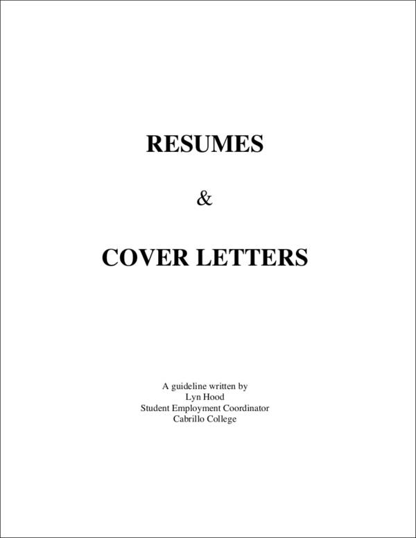resumes and cover letters1