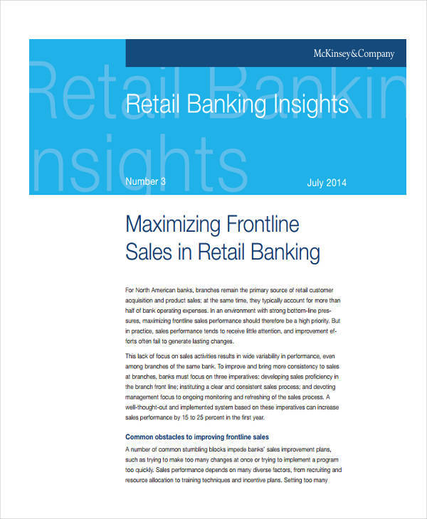 Bank business plan template picture