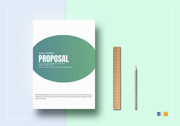 sales training proposal template