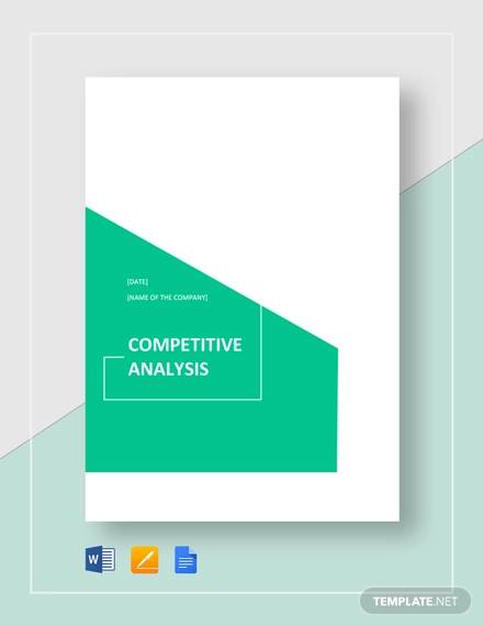 sample competitive analysis2