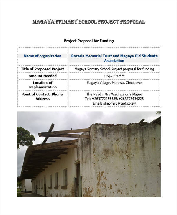 school project proposal