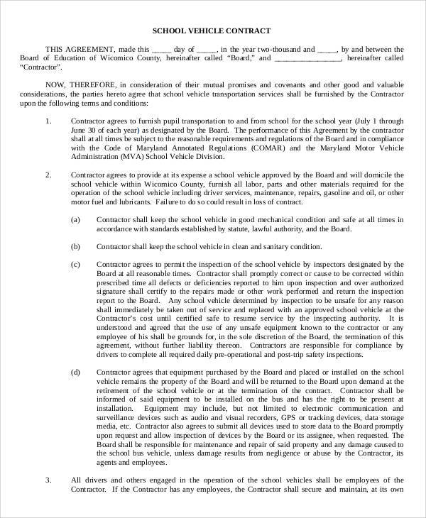 purchase contract pdf Templates 52  Templates  Sample Contract Agreement