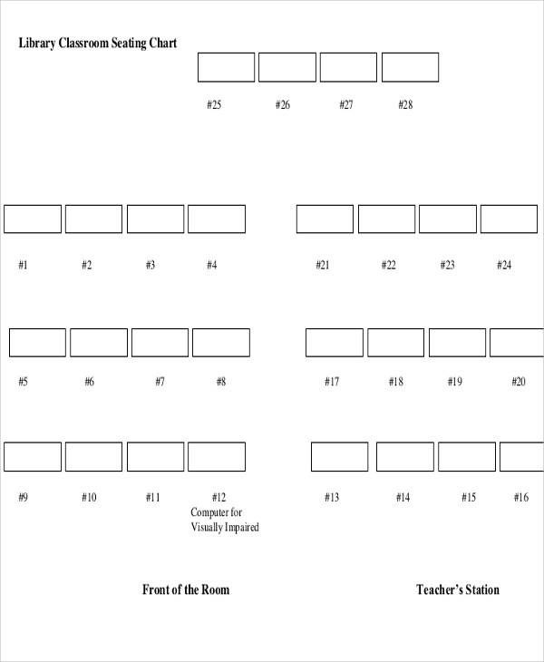 Seating Chart Template Google Docs