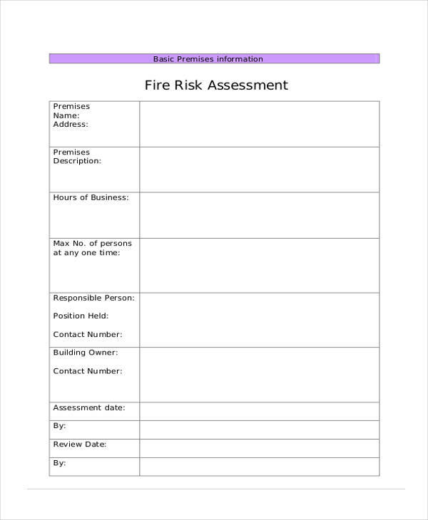 simple fire risk assessment1