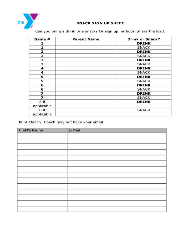 football-snack-sign-up-sheet