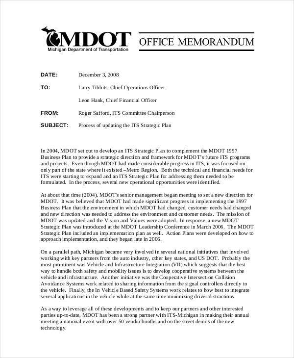 memorandum pdf business examples Format  Google Memos Strategy Download 10  Docs Word,  Sample