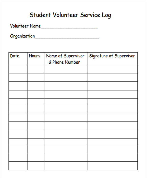 student volunteer log sheet3