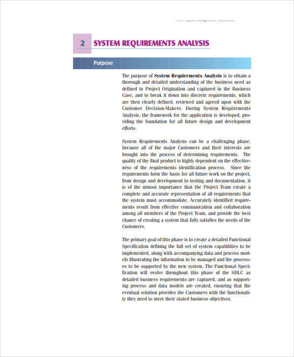 system requirement analysis1