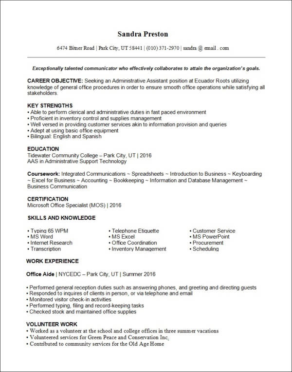 FREE Best Resume Format to Choose  With Samples 