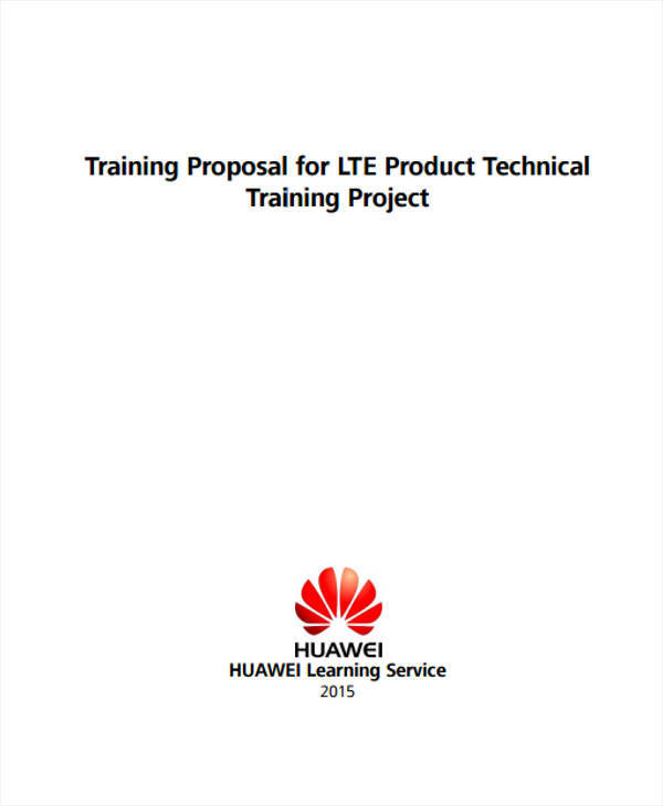 technical training proposal example