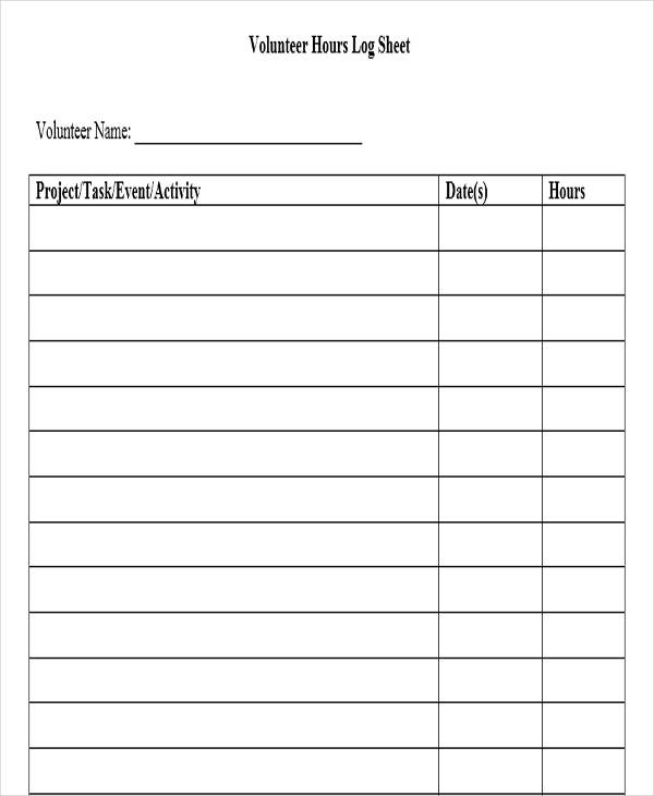 volunteer hours log sheet1