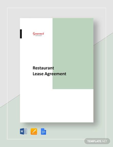 restaurant lease