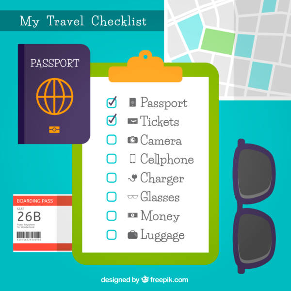 ideas for an effective vacation and travel checklist