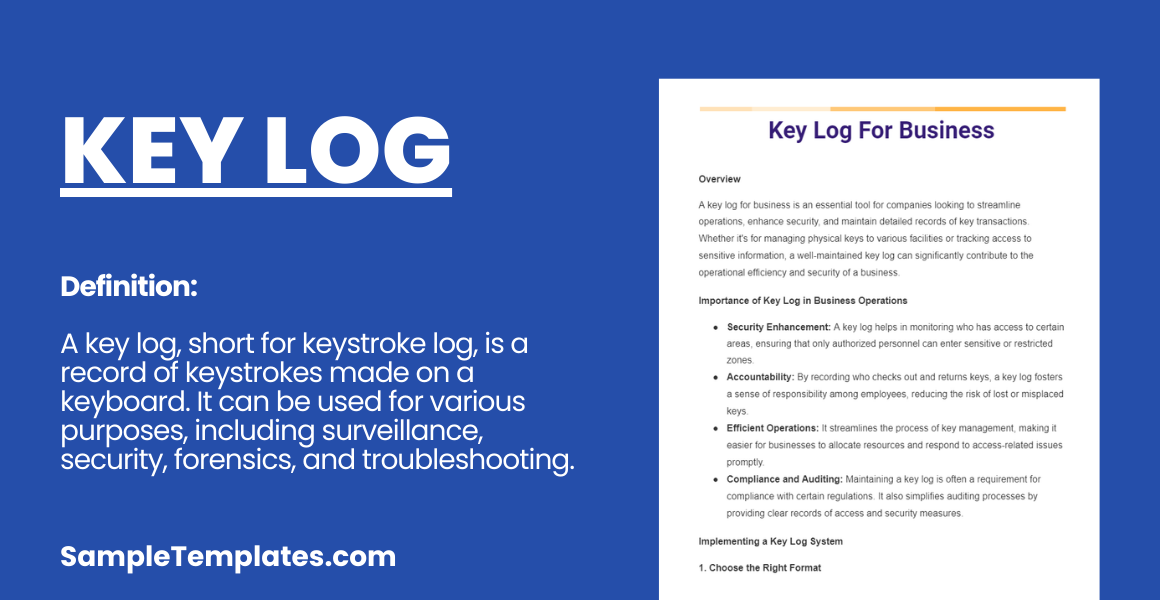 key log
