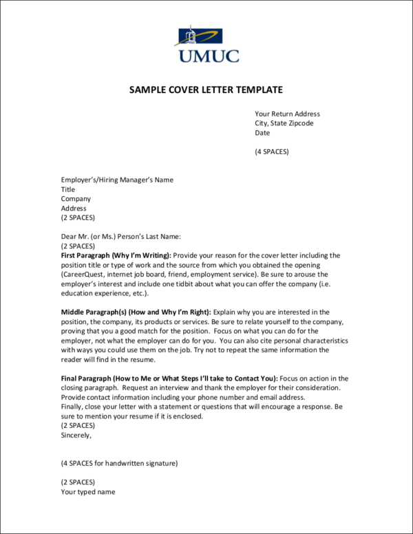 Free How To Start Your Cover Letter With Samples