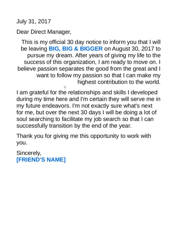 30-day-resignation-letter-template